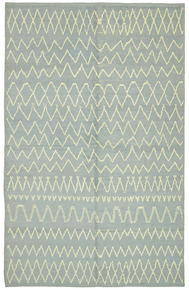 6x9 Blue Moroccan Rug - 39728