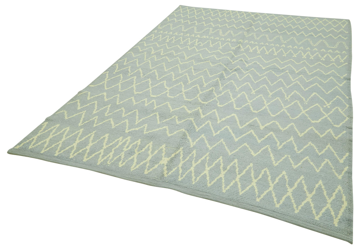 6x9 Blue Moroccan Rug - 39728
