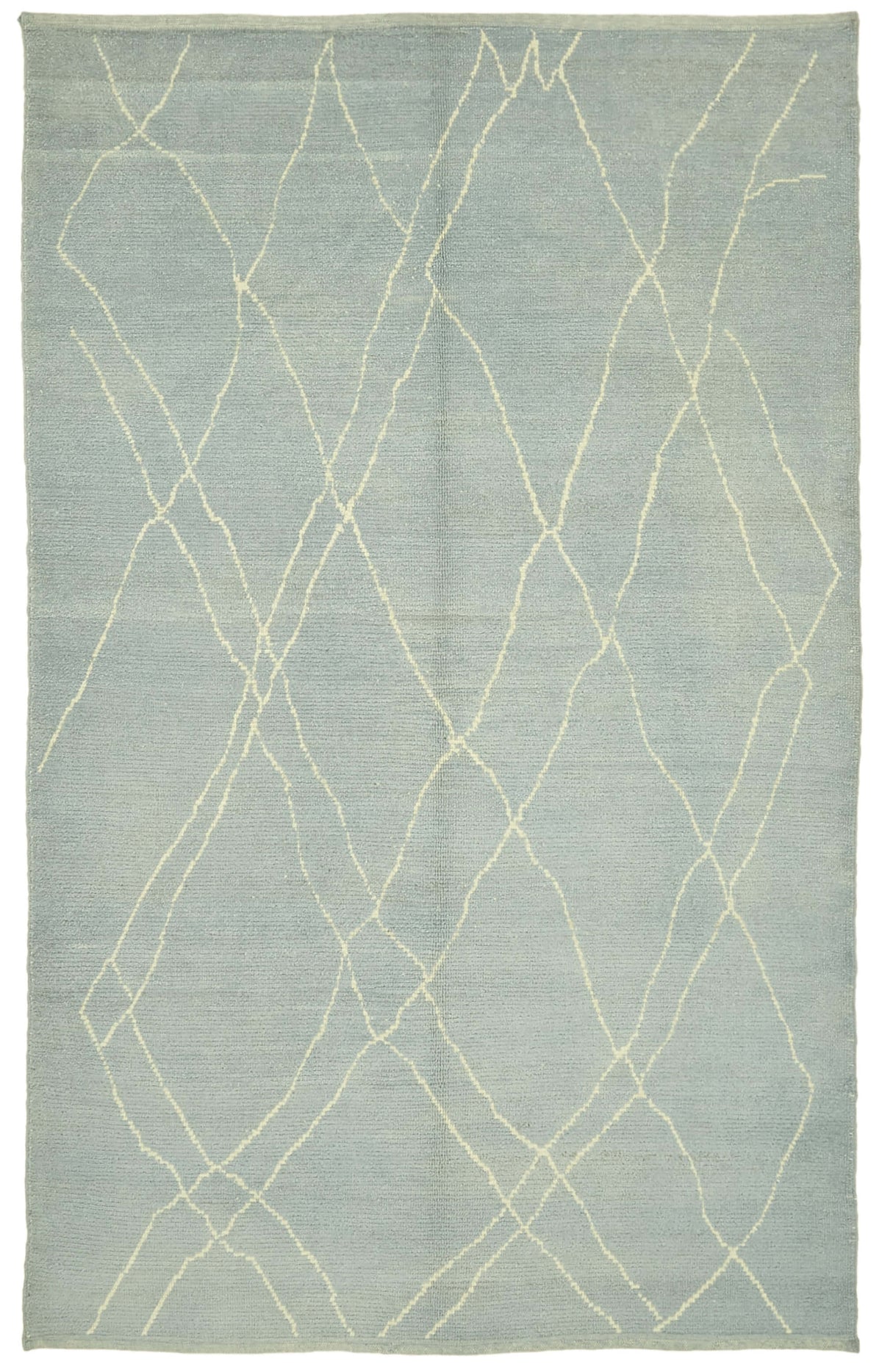 6x10 Blue Moroccan Rug - 39729