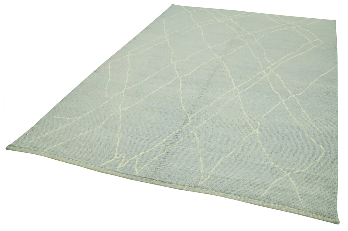 6x10 Blue Moroccan Rug - 39729