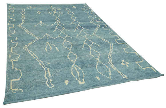 6x9 Blue Moroccan Rug - 39731