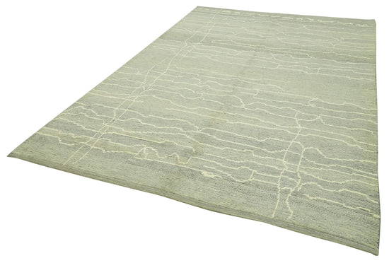 7x10 Grey Moroccan Rug - 39741