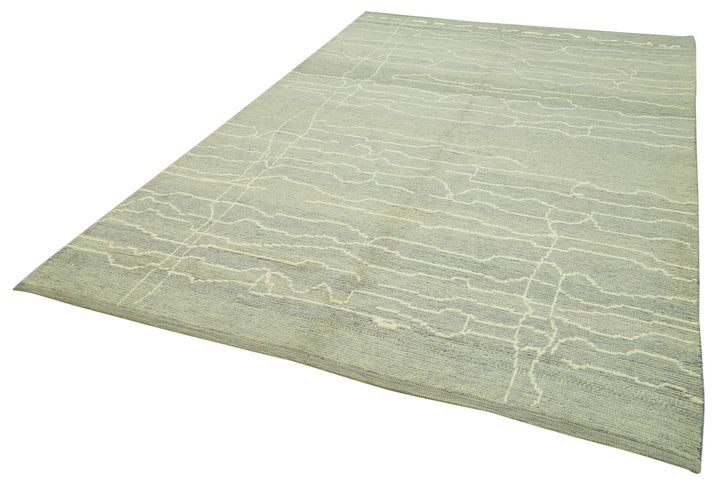 7x10 Grey Moroccan Rug - 39741