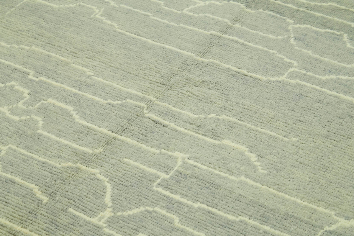 7x10 Grey Moroccan Rug - 39741