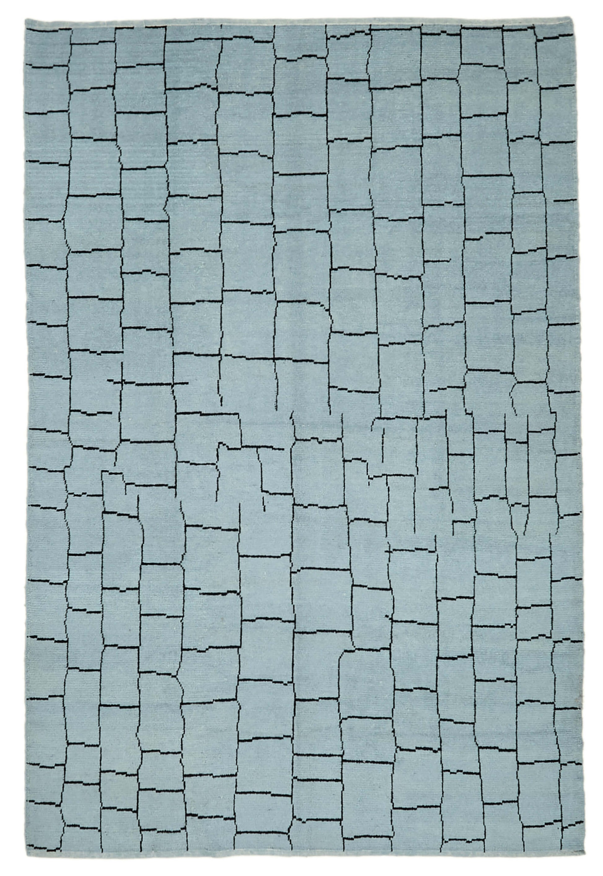 8x13 Blue Moroccan Rug - 39748