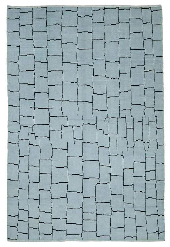 8x13 Blue Moroccan Rug - 39748