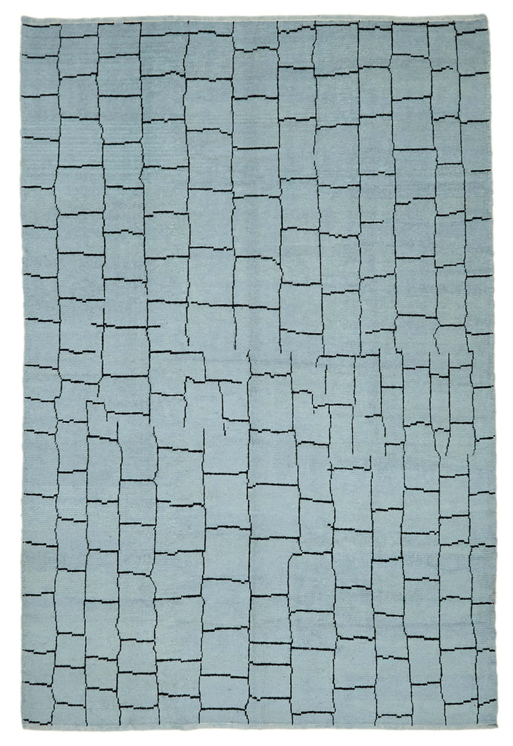 8x13 Blue Moroccan Rug - 39748