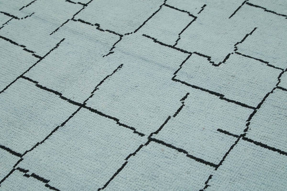 8x13 Blue Moroccan Rug - 39748