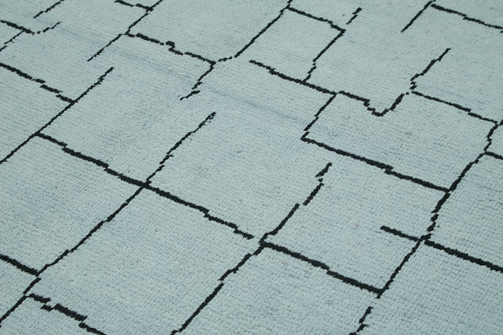 8x13 Blue Moroccan Rug - 39748