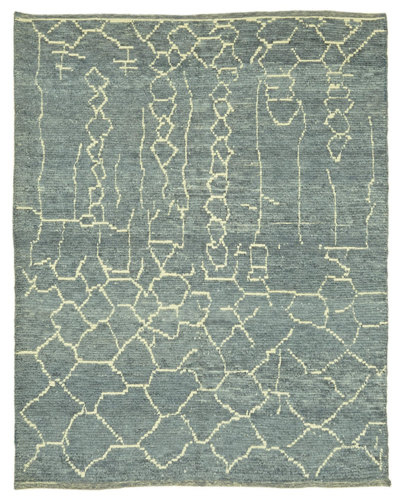 6x7 Blue Moroccan Rug - 39750