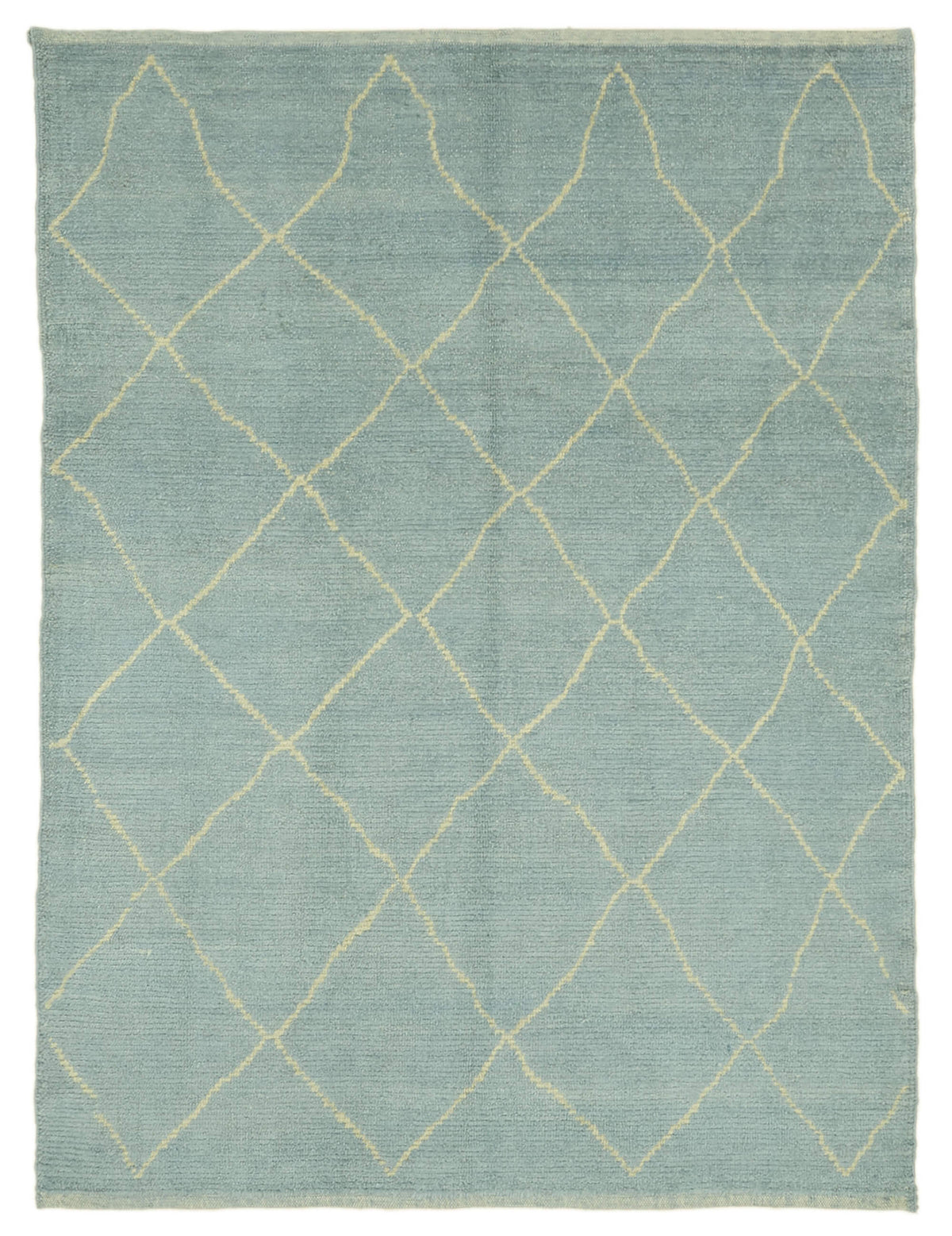 6x7 Blue Moroccan Rug - 39751