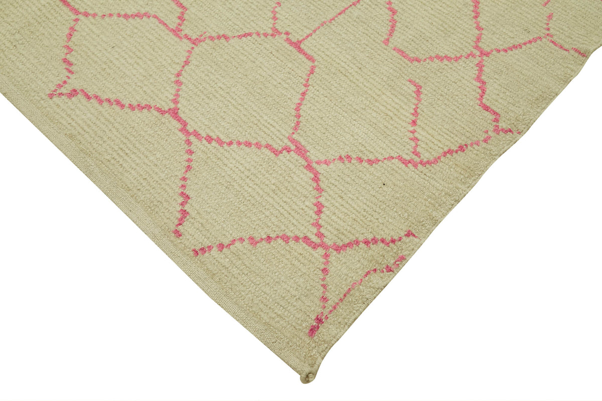 6x8 Beige Moroccan Rug - 39752