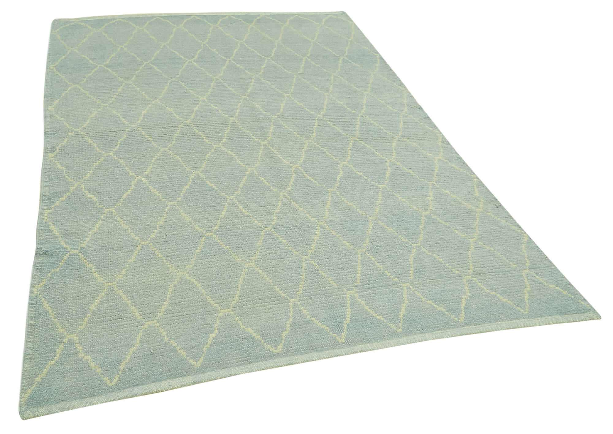 6x8 Blue Moroccan Rug - 39754