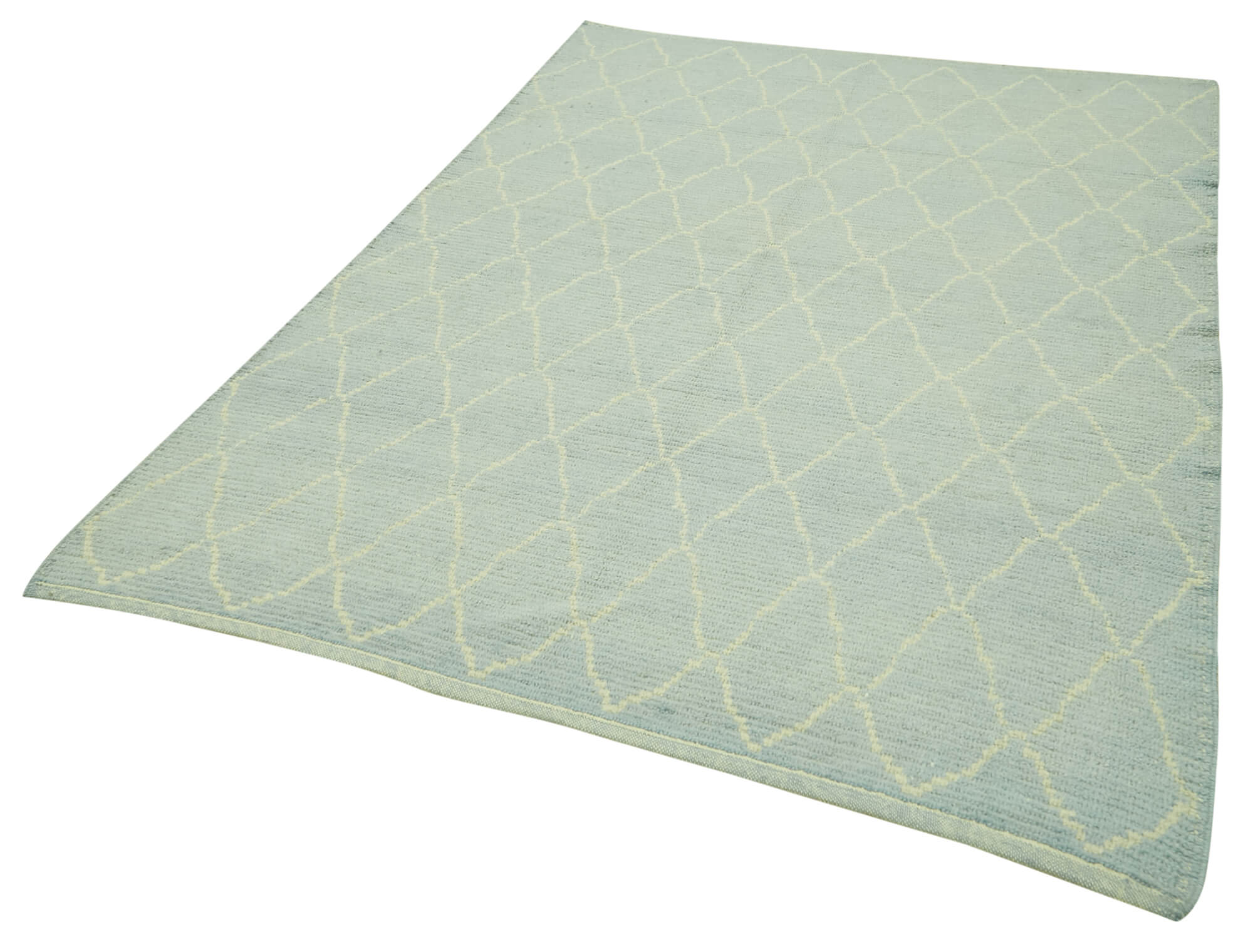 6x8 Blue Moroccan Rug - 39754