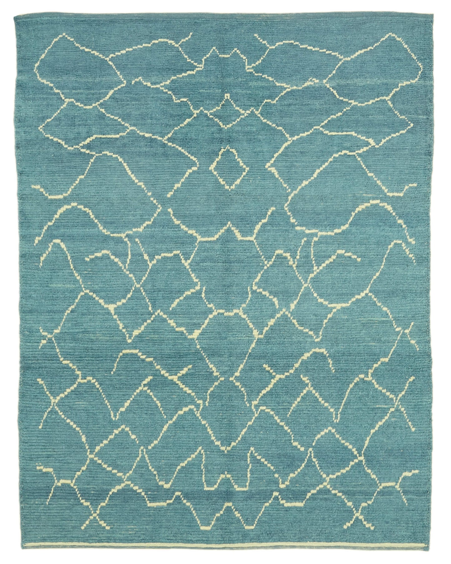 6x7 Blue Moroccan Rug - 39755