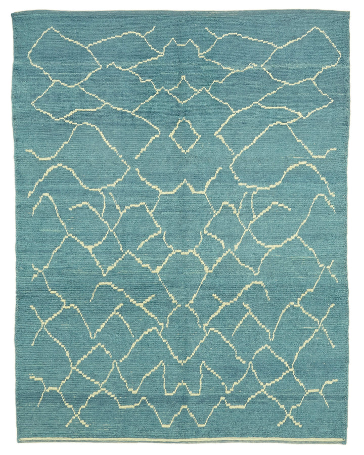 6x7 Blue Moroccan Rug - 39755
