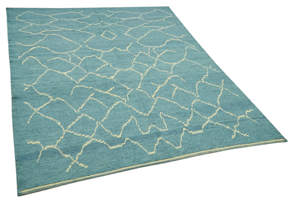 6x7 Blue Moroccan Rug - 39755