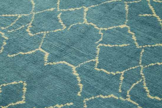6x7 Blue Moroccan Rug - 39755
