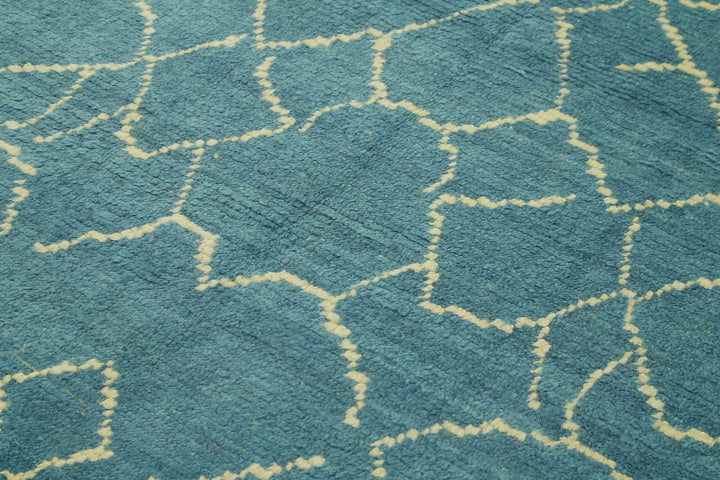 6x7 Blue Moroccan Rug - 39755