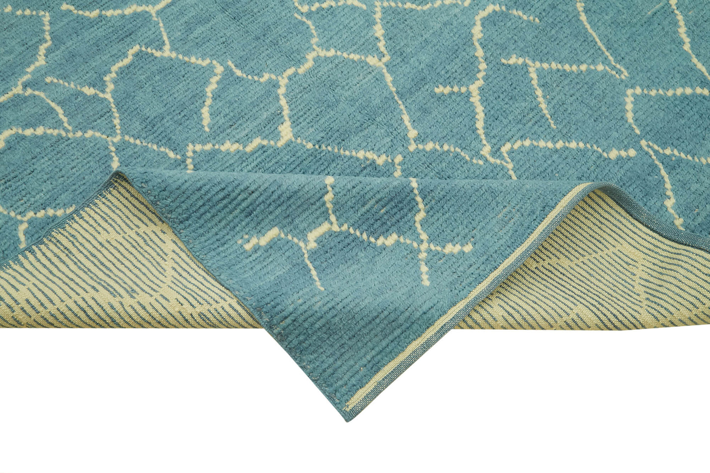 6x7 Blue Moroccan Rug - 39755