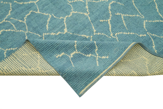 6x7 Blue Moroccan Rug - 39755