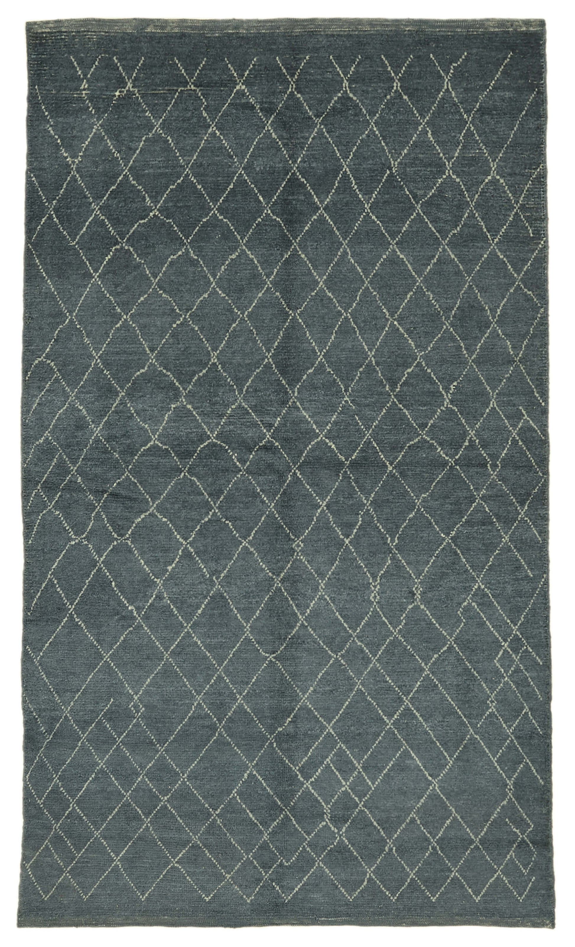 5x9 Grey Moroccan Rug - 39762