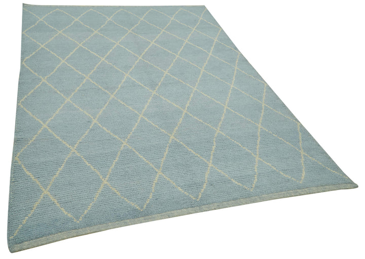5x7 Blue Moroccan Rug - 39768