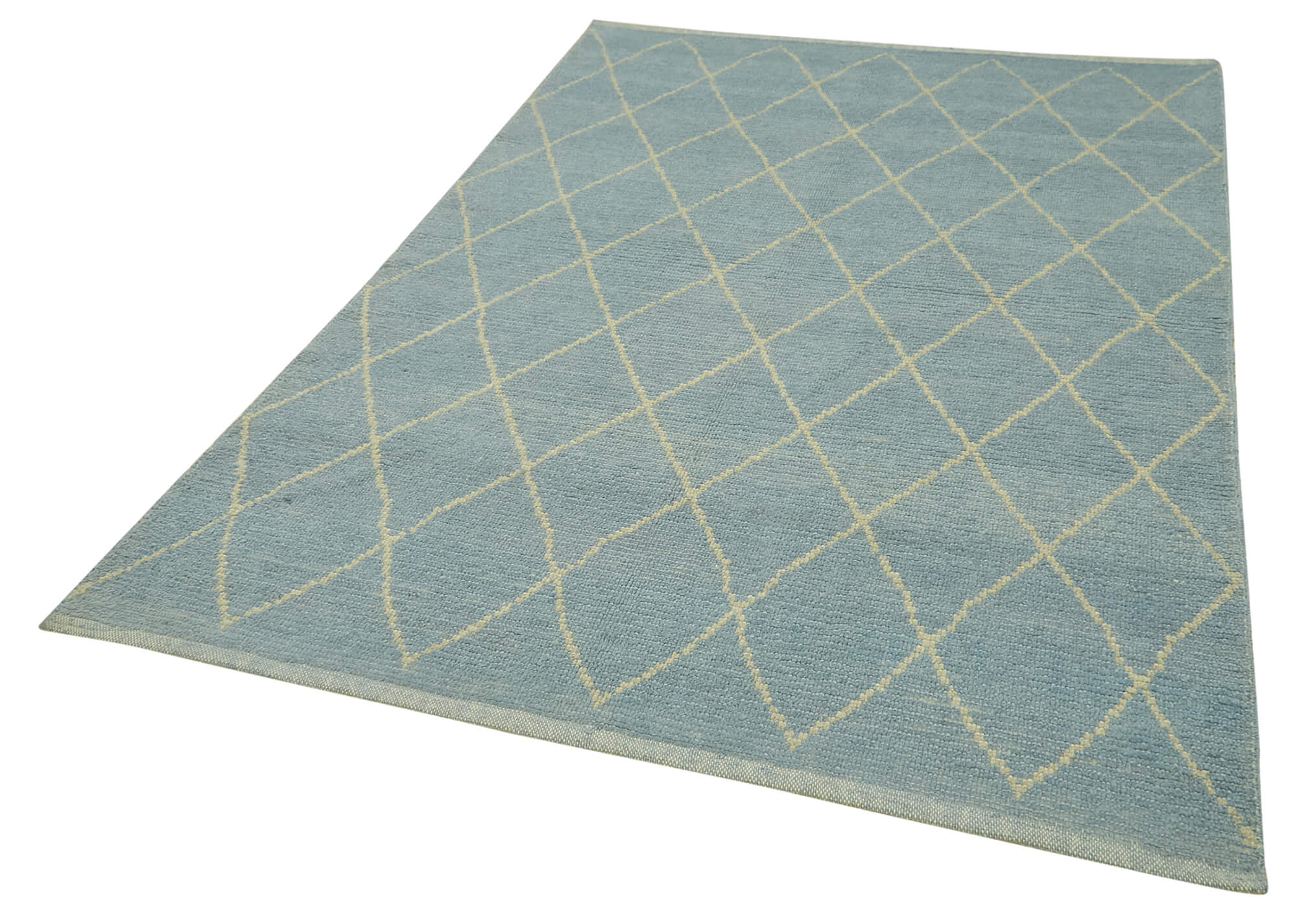 5x7 Blue Moroccan Rug - 39768
