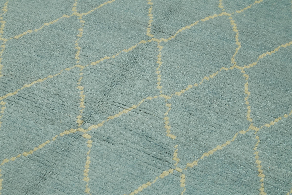 5x8 Blue Moroccan Rug - 39769