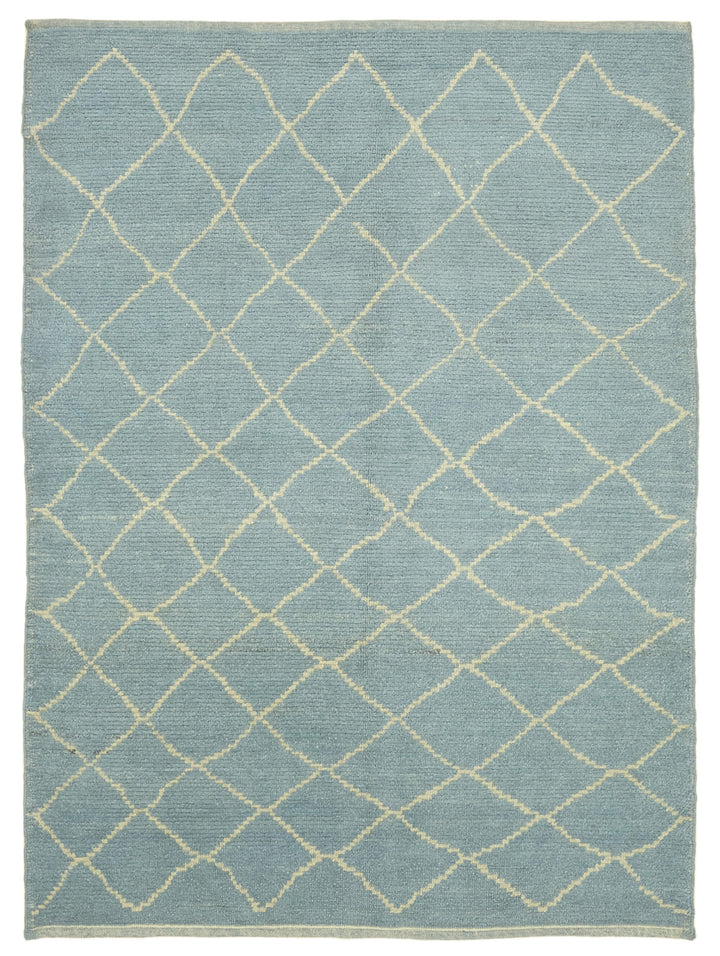 6x8 Blue Moroccan Rug - 39770