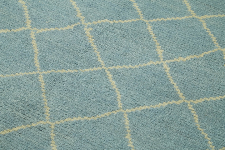 6x8 Blue Moroccan Rug - 39770