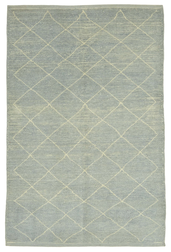 5x8 Grey Moroccan Rug - 39771