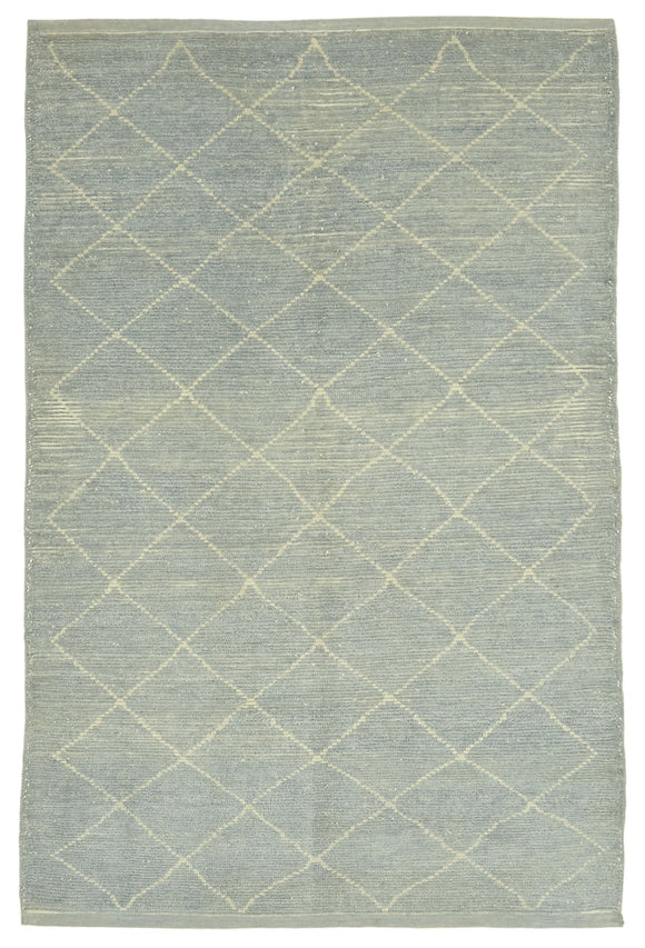 5x8 Grey Moroccan Rug - 39771
