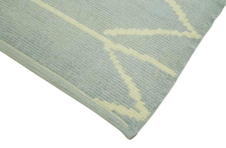 3x14 Blue Moroccan Runner Rug - 39775