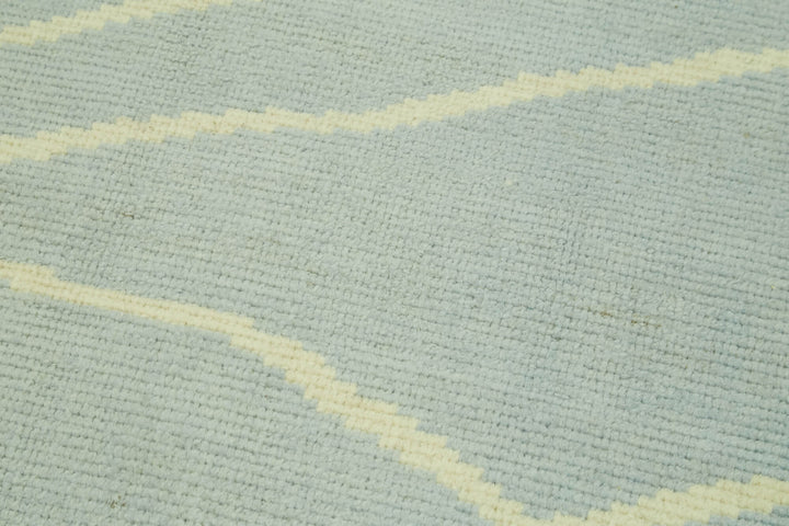 3x14 Blue Moroccan Runner Rug - 39775