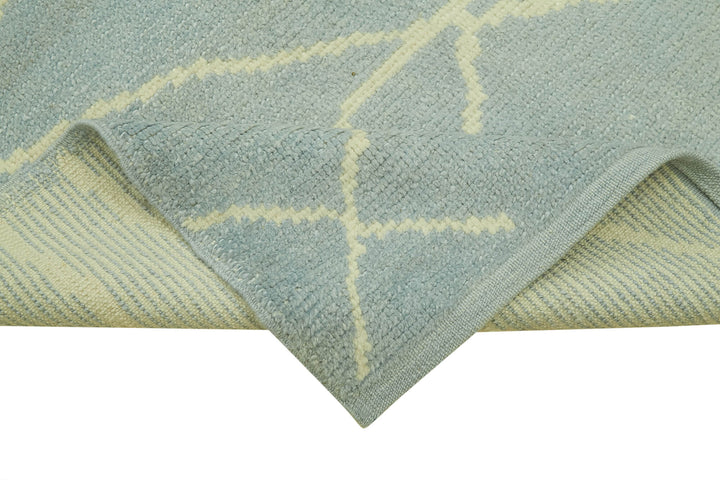 3x14 Blue Moroccan Runner Rug - 39775