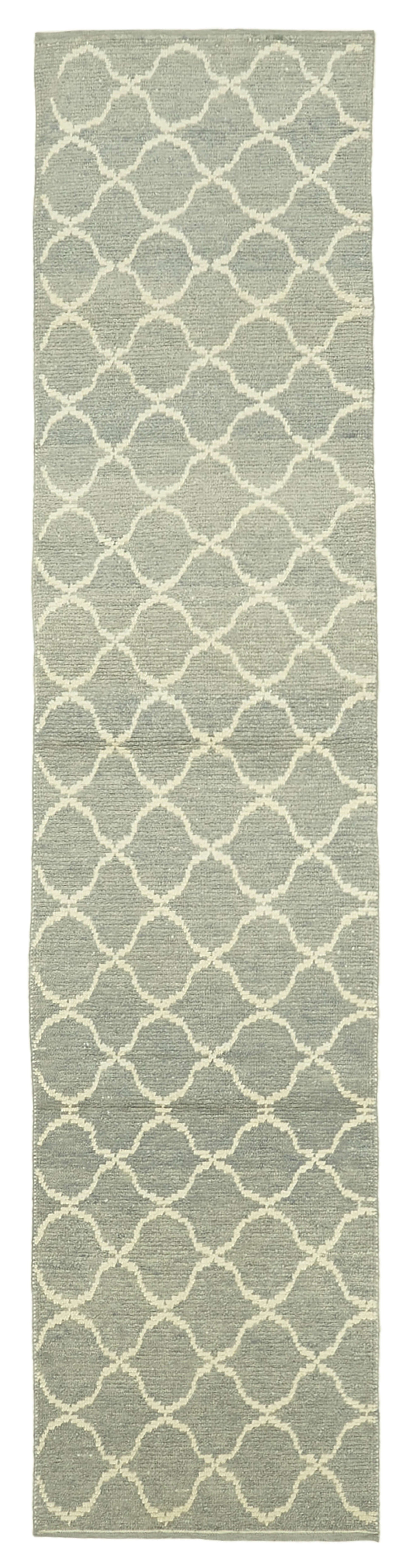 3x12 Grey Moroccan Runner Rug - 39779