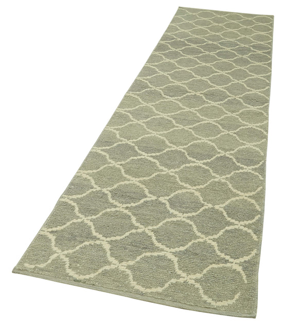 3x12 Grey Moroccan Runner Rug - 39779