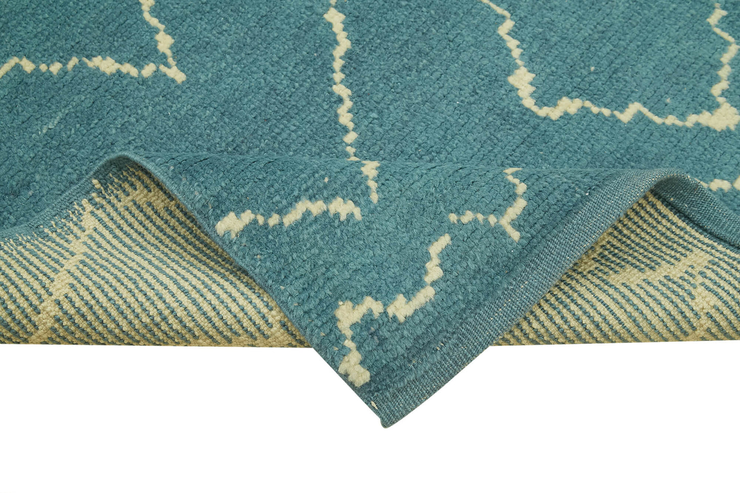3x12 Blue Moroccan Runner Rug - 39784