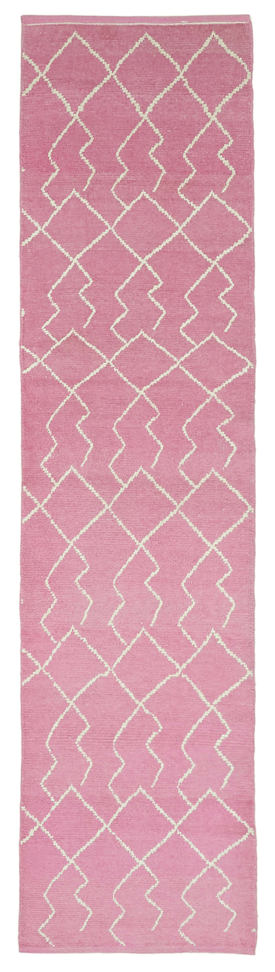 3x12 Pink Moroccan Runner Rug - 39785