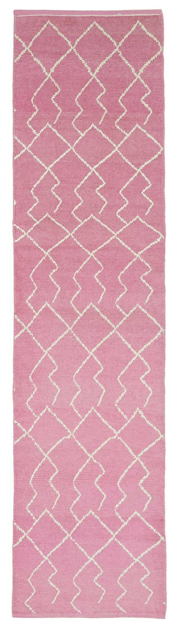 3x12 Pink Moroccan Runner Rug - 39785
