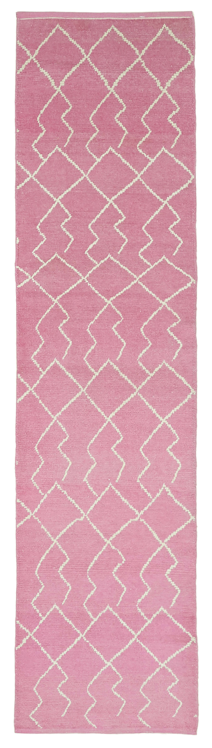 3x12 Pink Moroccan Runner Rug - 39785