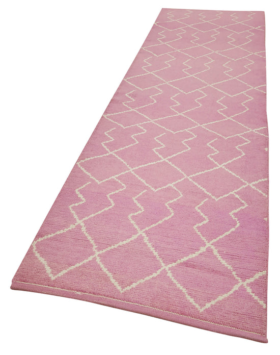 3x12 Pink Moroccan Runner Rug - 39785