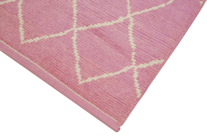 3x12 Pink Moroccan Runner Rug - 39785