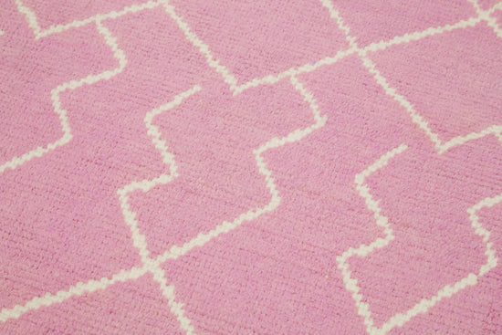 3x12 Pink Moroccan Runner Rug - 39785