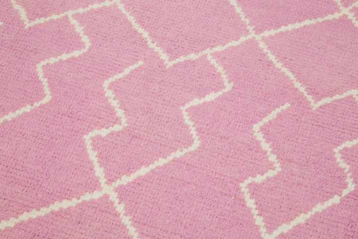 3x12 Pink Moroccan Runner Rug - 39785