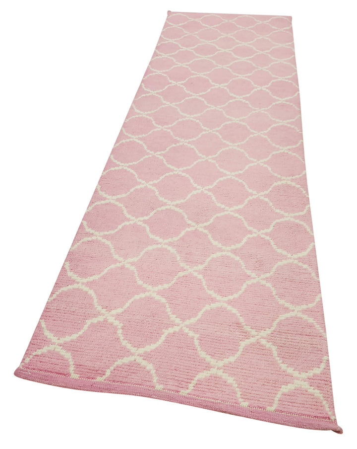 3x12 Pink Moroccan Runner Rug - 39790
