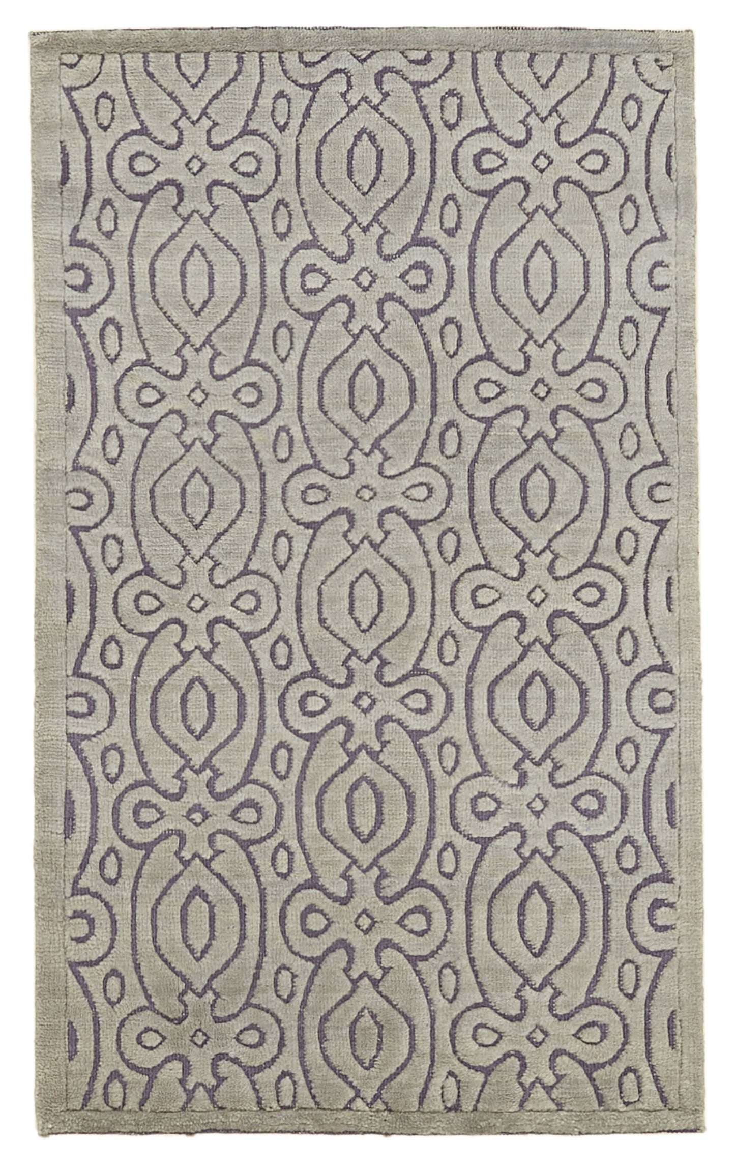 3x5 Grey Moroccan Runner Rug - 39793