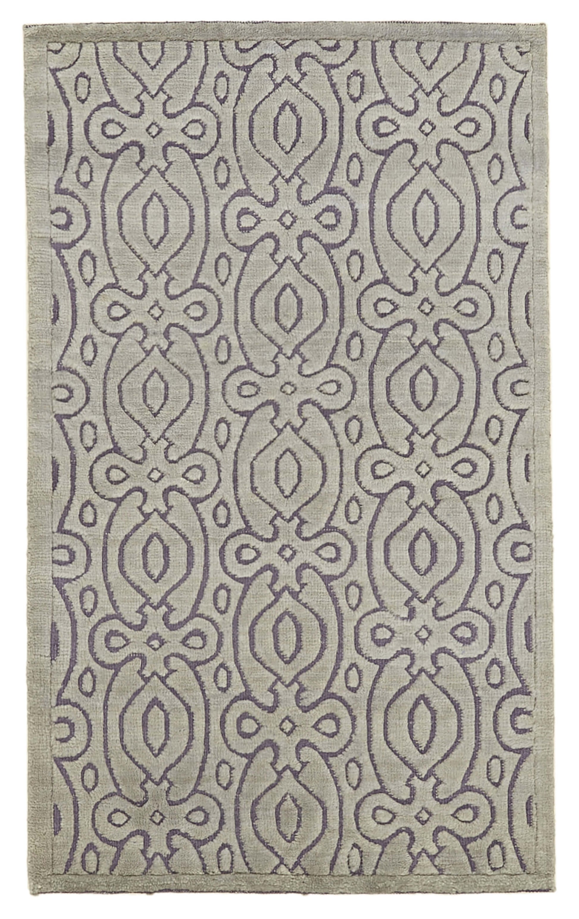 3x5 Grey Moroccan Runner Rug - 39793