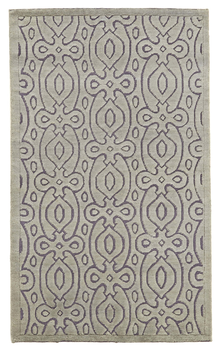 3x5 Grey Moroccan Runner Rug - 39793